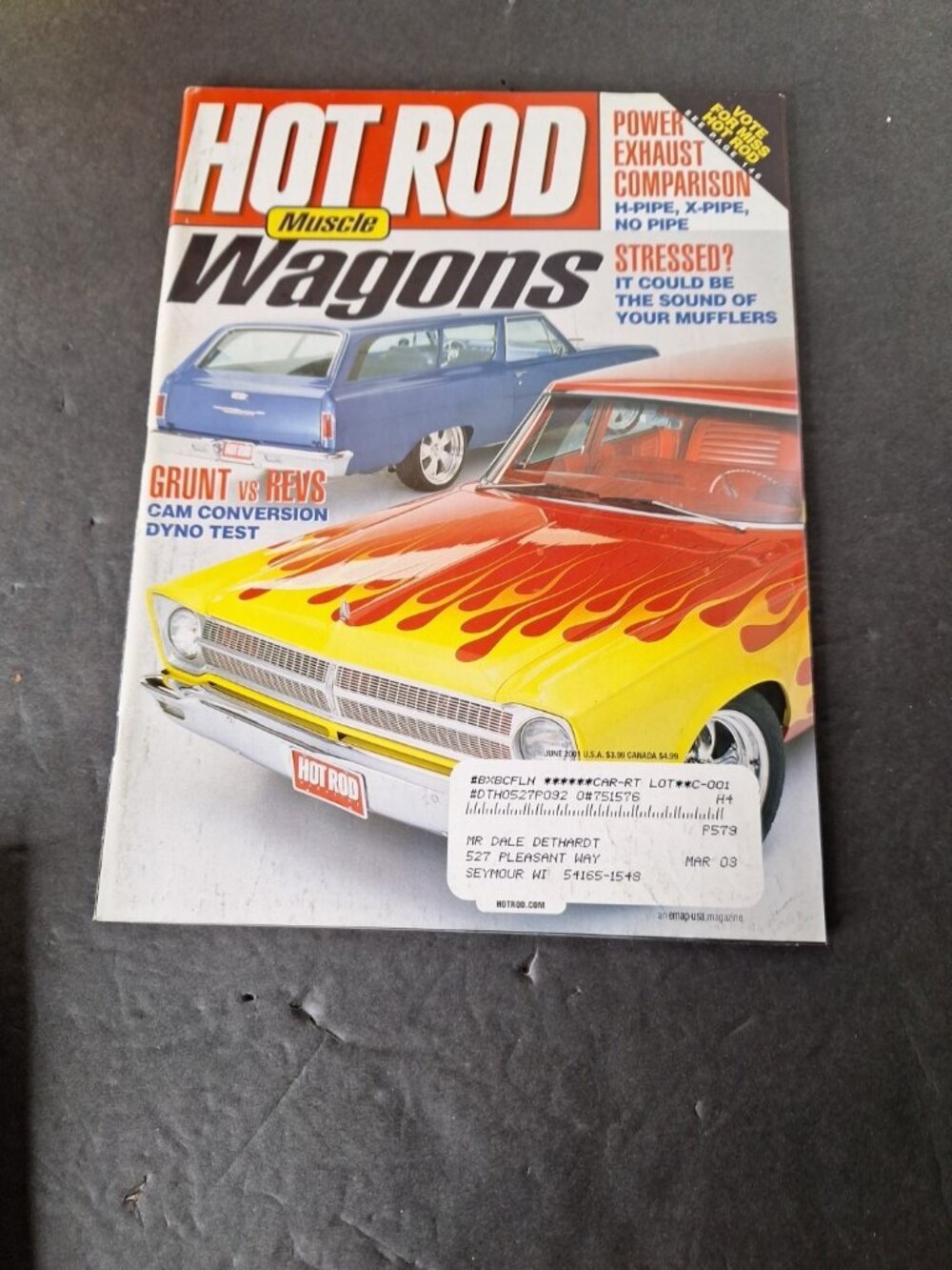HOT ROD MAGAZINE FULL YEAR 2001.....COMPLETE TWELVE ISSUES JAN to DEC - Picture 8 of 13